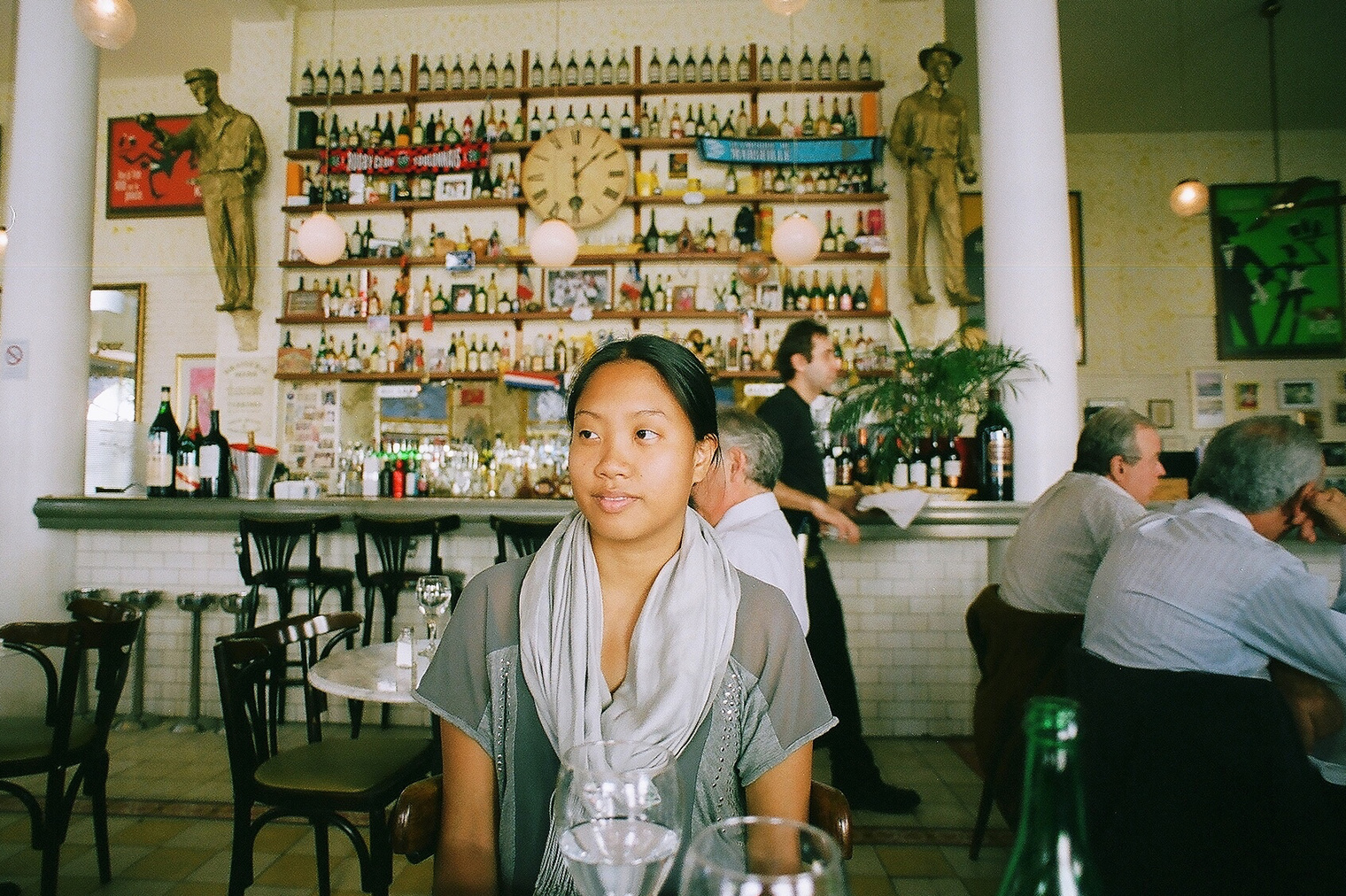 Agnes Lopez at Brasserie Petanque in Buenos Aires